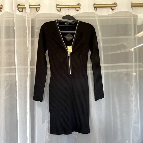 NASTY GAL Ribbed Dress - Picture 1 of 3